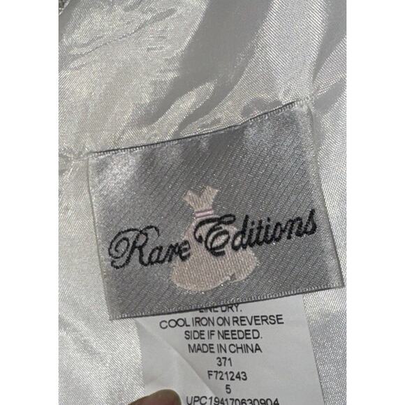 Rare Editions Girls 5 Embroidered Dress Formal Wedding Special Occasion Party - Picture 4 of 10